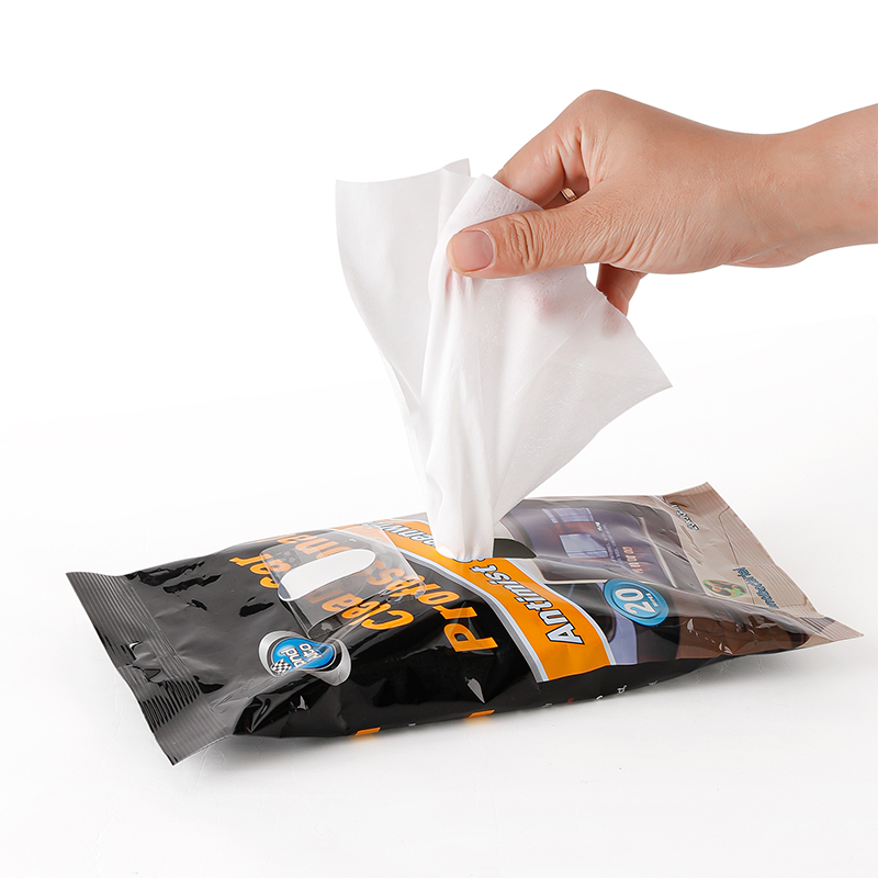 Lingettes nettoyantes pour écran de verre de voiture