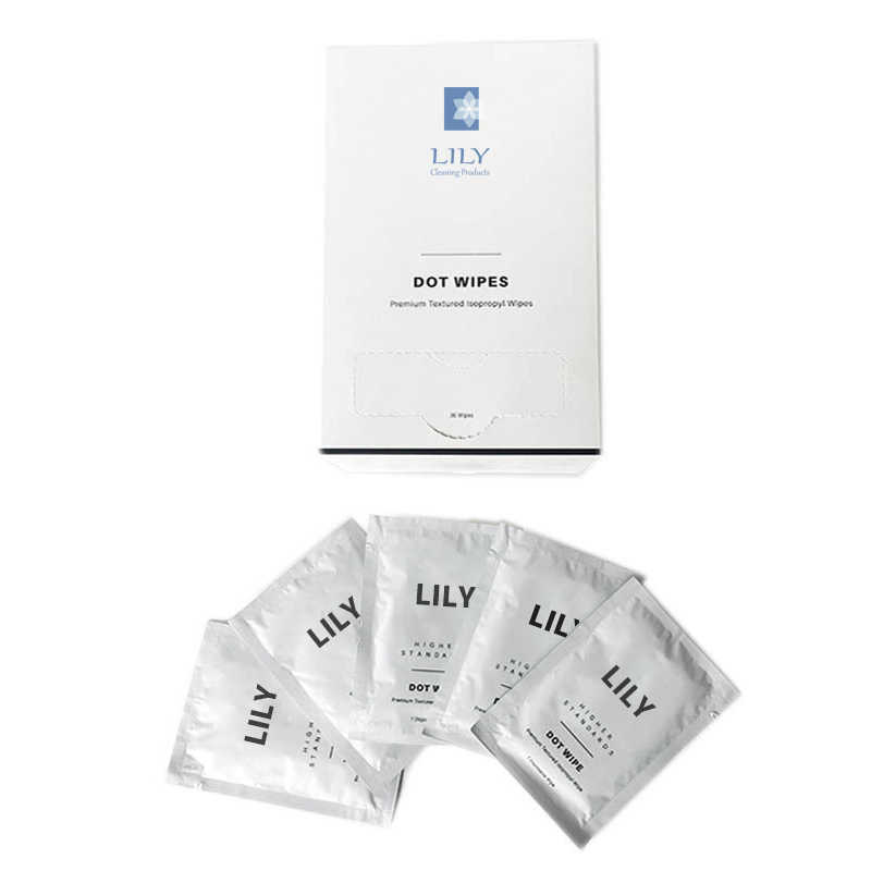 Lingettes nettoyantes à l'alcool isopropylique pour instruments métalliques Lingettes nettoyantes à l'alcool isopropylique pour instruments métalliques