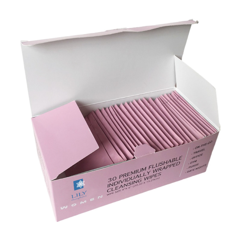 Lingettes humides d'hygiène intime au pH équilibré